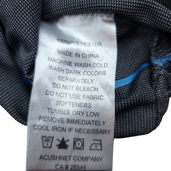 FootJoy FJ Mens‎ M Shirt Polo Logo Golf Performance Stretch Moisture Wick Gray - Picture 6 of 12